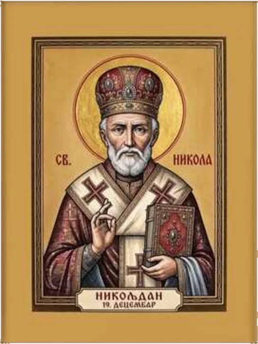 Saint Nicholas, framed print